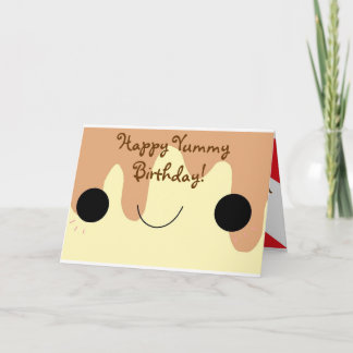 Carte Joyeux anniversaire de Yummy !