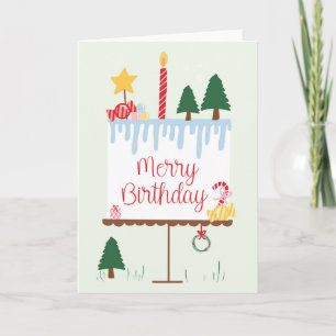 Carte Joyeux anniversaire Décembre Joyeux anniversaire F