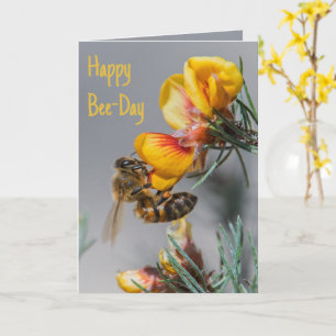 Carte Joyeux Anniversaire des abeilles Photo