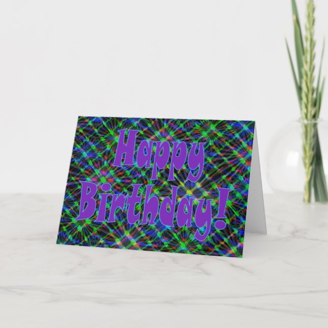 Carte Joyeux anniversaire ! Dites-Le Avec Flair ! (Devant)
