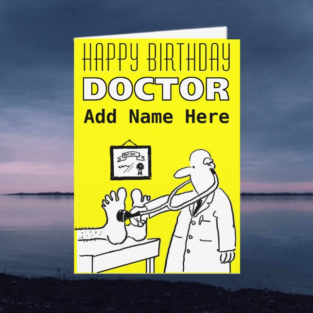 Carte Joyeux anniversaire Doctor (Créateur téléchargé)