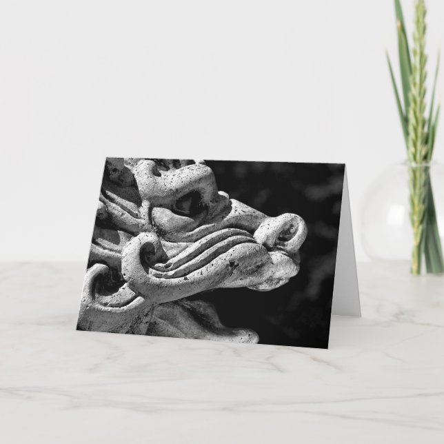 Carte Joyeux anniversaire - Dragon (Devant)