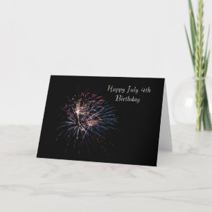 Carte Joyeux anniversaire du 4 juillet
