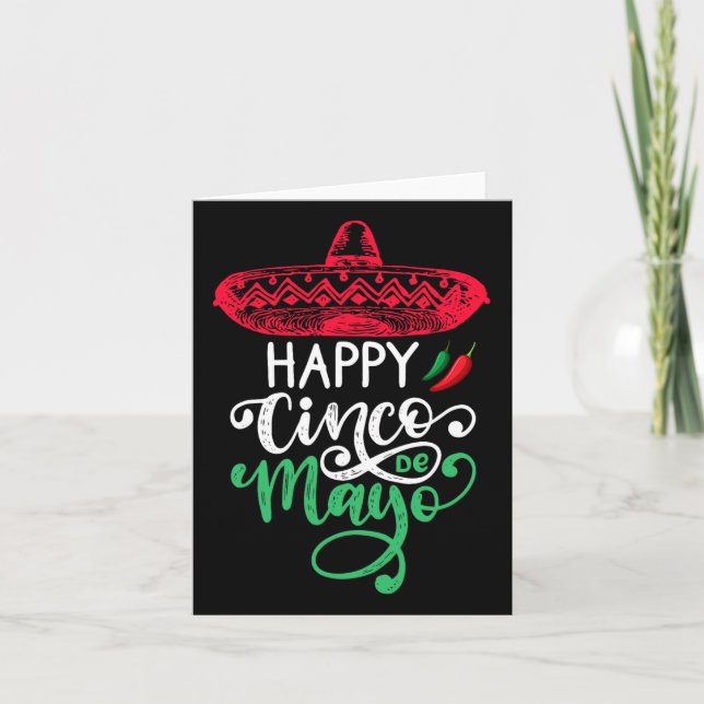 Carte Joyeux Anniversaire Du Cinco De Mayo Pour Moi 5 De (Devant)