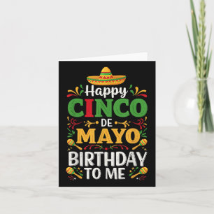 Carte Joyeux Anniversaire Du Cinco De Mayo Pour Moi 5 Ma