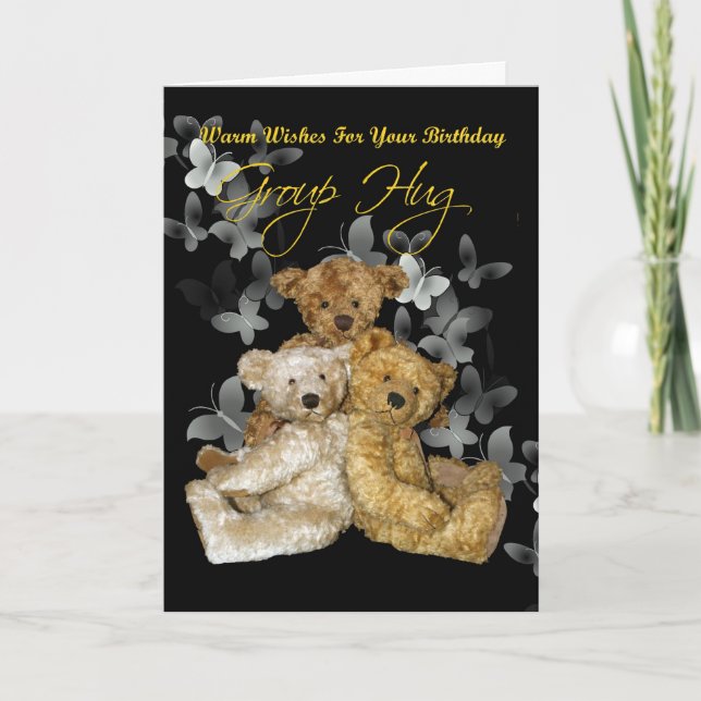 Carte Joyeux anniversaire du Groupe (Devant)