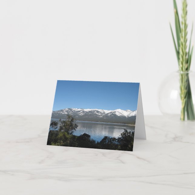 Carte Joyeux anniversaire du lac Tahoe (Devant)