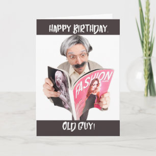 Carte Joyeux anniversaire du vieux Guy