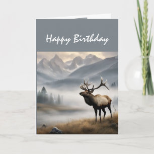 Carte Joyeux Anniversaire Elk Quelqu'un de Remarquable