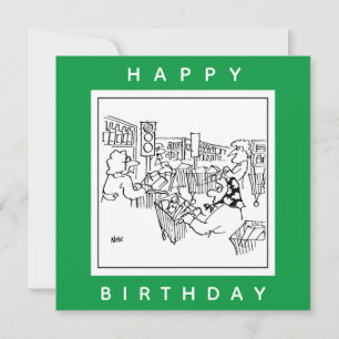 Carte Joyeux Anniversaire Employé de Supermarché