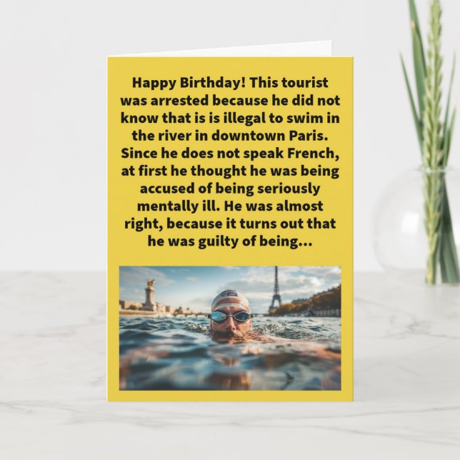 Carte Joyeux Anniversaire En Seine (Devant)