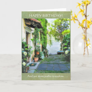 Carte Joyeux anniversaire — encore plus de chemins pour