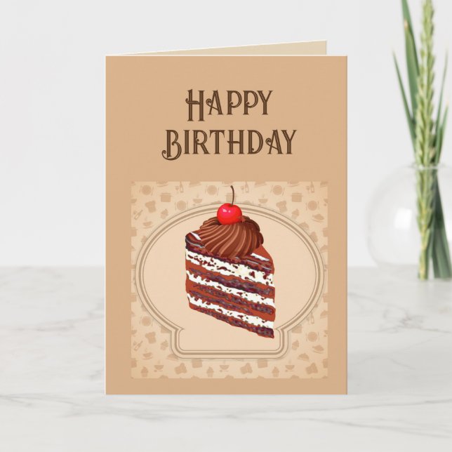 Carte Joyeux Anniversaire Espérance Année Pièce de gâtea (Devant)