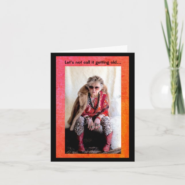 Carte Joyeux anniversaire et survivant la garantie (Devant)