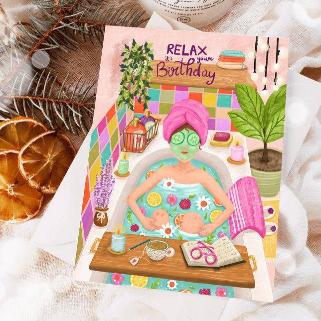 Carte Joyeux Anniversaire Femme Fleurs Maman Fille Mère  (Créateur téléchargé)