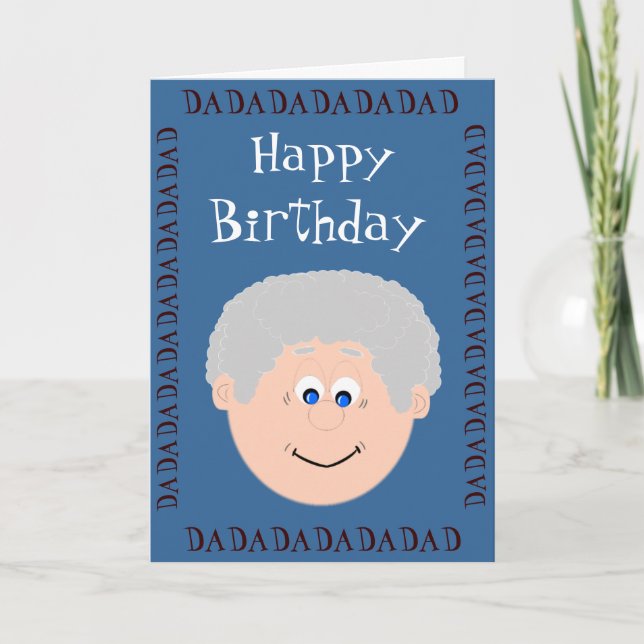 Carte Joyeux anniversaire (fille) (Devant)