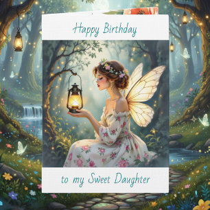 Carte Joyeux Anniversaire Fille Thème Fée