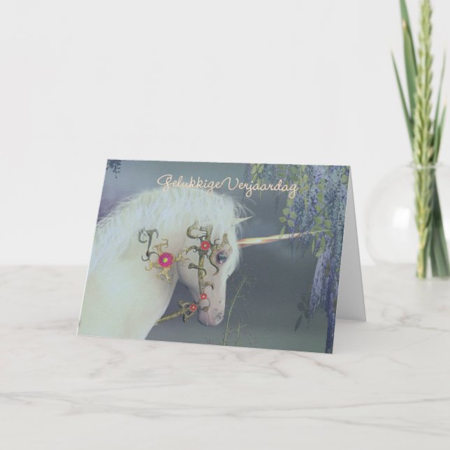 Carte Joyeux anniversaire - Flemish - Dutch Birthday (Devant)