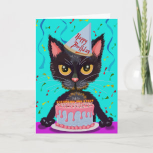 Carte Joyeux anniversaire Fourrure-Baby