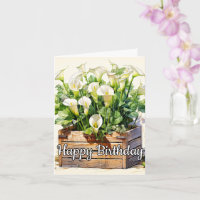 Joyeux anniversaire fraîchement sélectionné Calla 