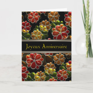Carte Joyeux Anniversaire Français Anniversaire par Valx