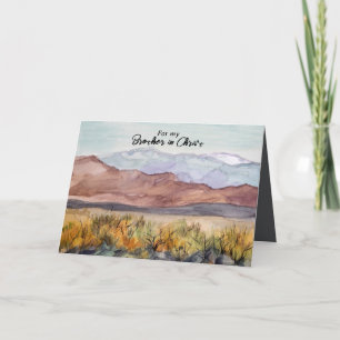 Carte Joyeux Anniversaire Frère en Christ Paysage Désert