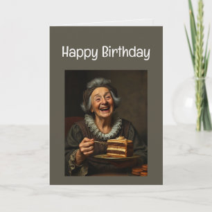 Carte Joyeux anniversaire Funny Mensonge à propos de vot