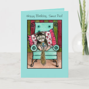 Carte Joyeux Anniversaire Furet