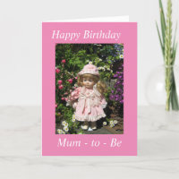 Carte Joyeux Anniversaire future maman