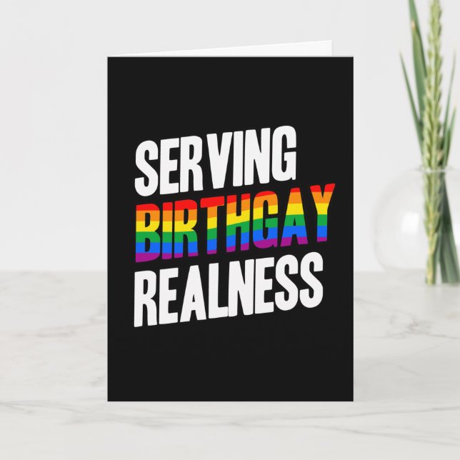 Carte Joyeux Anniversaire Gay (Devant)