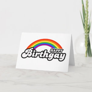 Carte Joyeux Anniversaire Gay