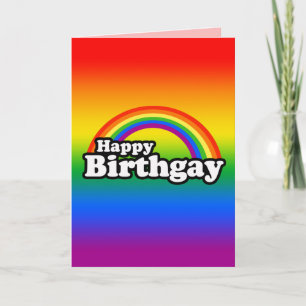 Carte Joyeux Anniversaire Gay