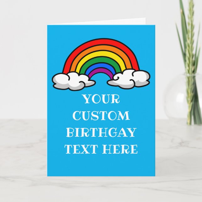Carte Joyeux Anniversaire Gay (Devant)