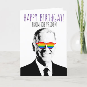 Carte Joyeux anniversaire gay de Joe Priden