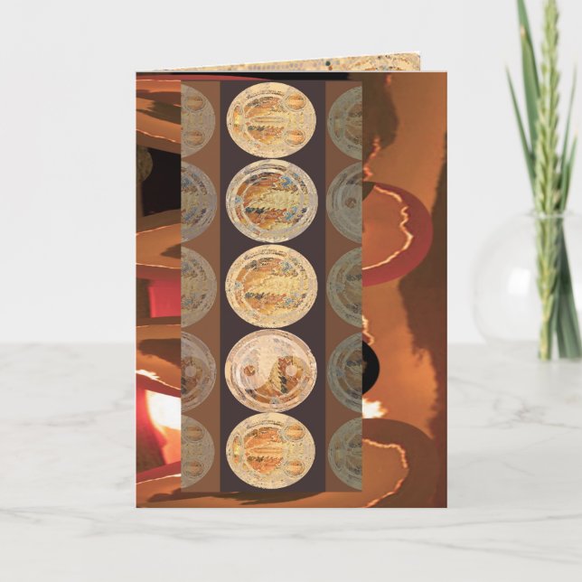 Carte Joyeux anniversaire - Golden Flame Coins 2010 (Devant)