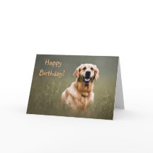 Joyeux Anniversaire Golden Retriever