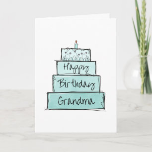 Carte Joyeux Anniversaire Grand-mère