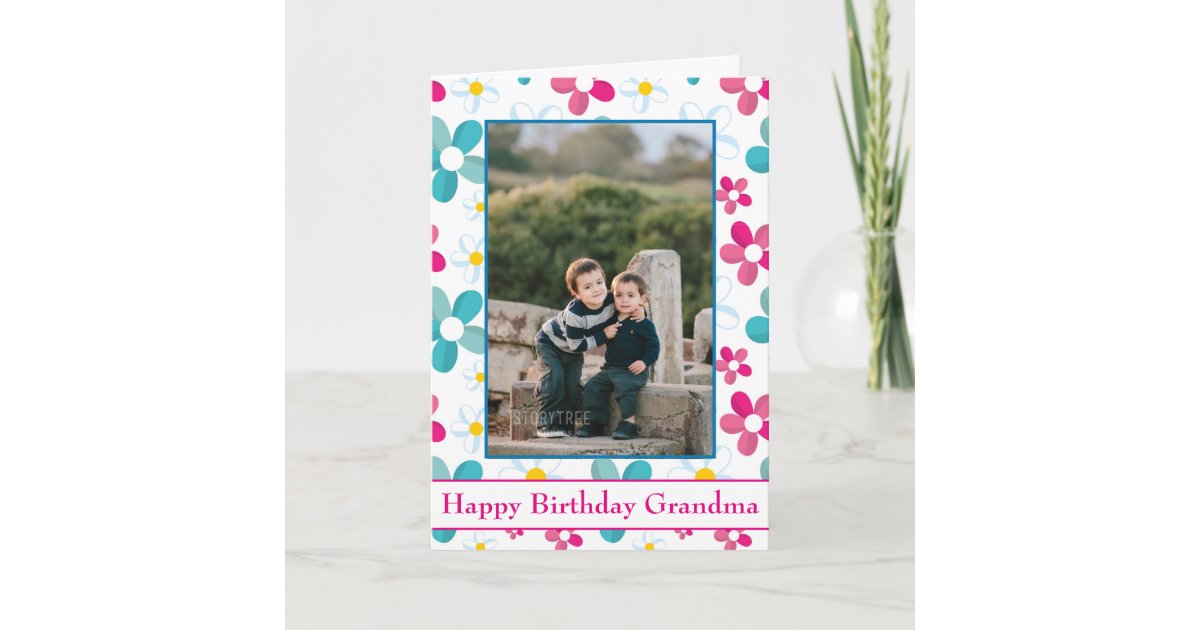 Carte Joyeux Anniversaire Grand Mere Photo Arriere Pla Zazzle Fr Carte Joyeux Anniversaire Grand Mere Photo Arriere Pla Zazzle Fr