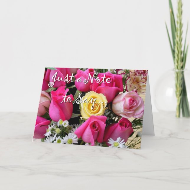 Carte Joyeux Anniversaire Grand Texte (Devant)