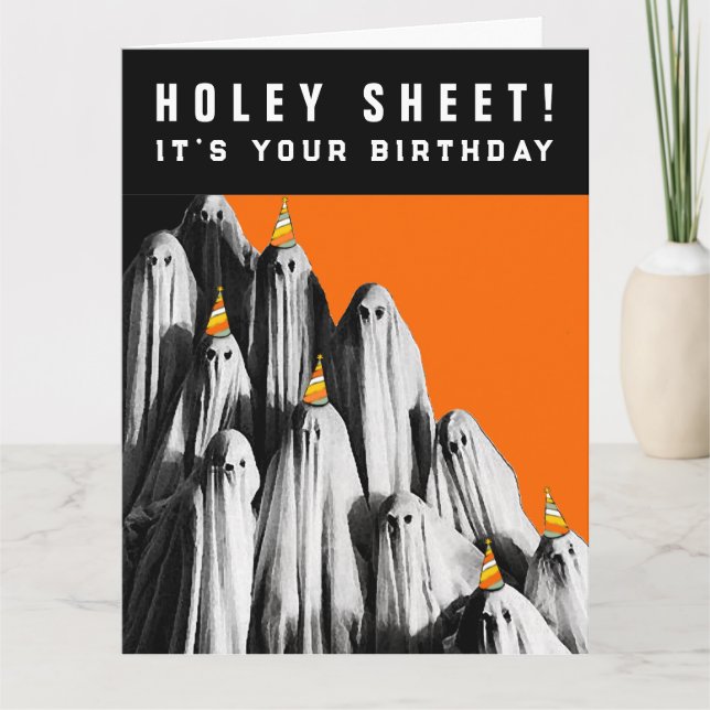 Carte Joyeux anniversaire Halloween (Devant)