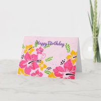 Joyeux anniversaire hawaïen
