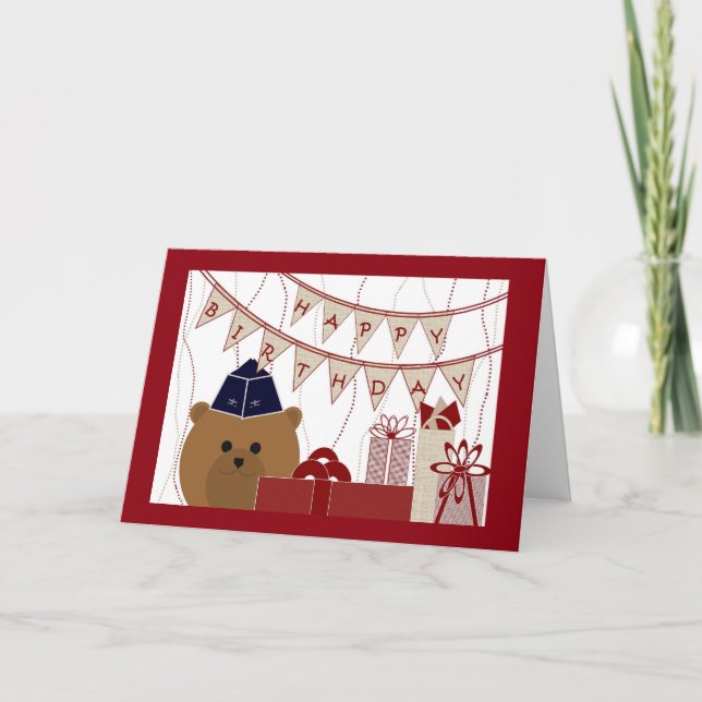 Carte Joyeux Anniversaire, Héros de la Force aérienne ! (Devant)