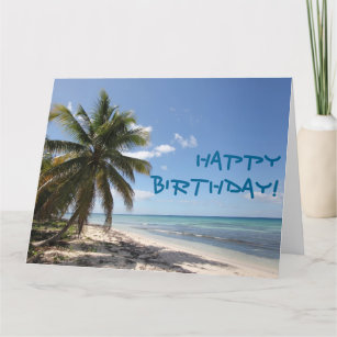 Cartes Plage D Anniversaire Zazzle Fr