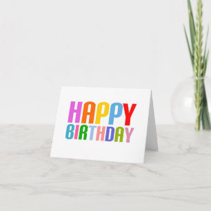Carte Joyeux anniversaire, je t'ai eu