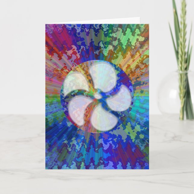 Carte Joyeux Anniversaire - jolie à l'intérieur Texte éc (Devant)