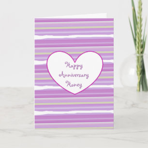 Carte Joyeux Anniversaire Jolie Aquarelle Violette