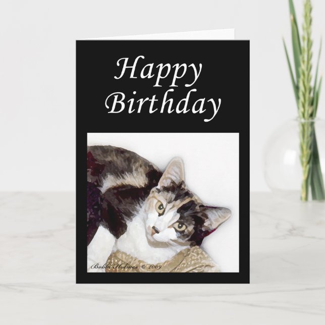 Carte Joyeux anniversaire Kitty (Devant)