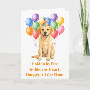 Carte Joyeux Anniversaire Labrador Chien Fête Animaux