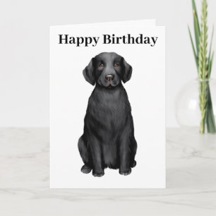 Carte Joyeux anniversaire Labrador Retriever