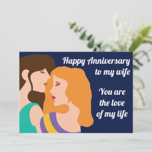 Carte Joyeux Anniversaire Lesbienne Couple Romantique Ci